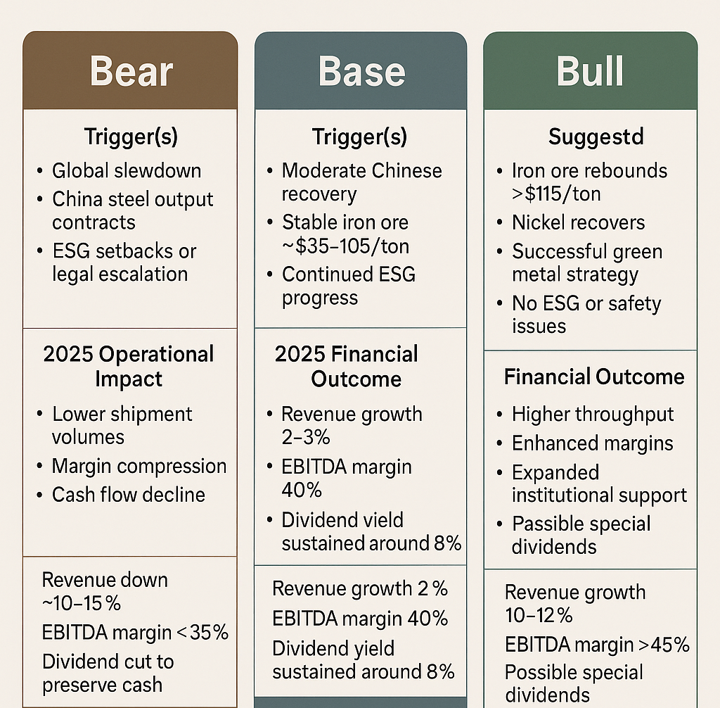 Should I trade Vale S.A. or VALE? A Risk-Impact and Scenario-Based Analysis